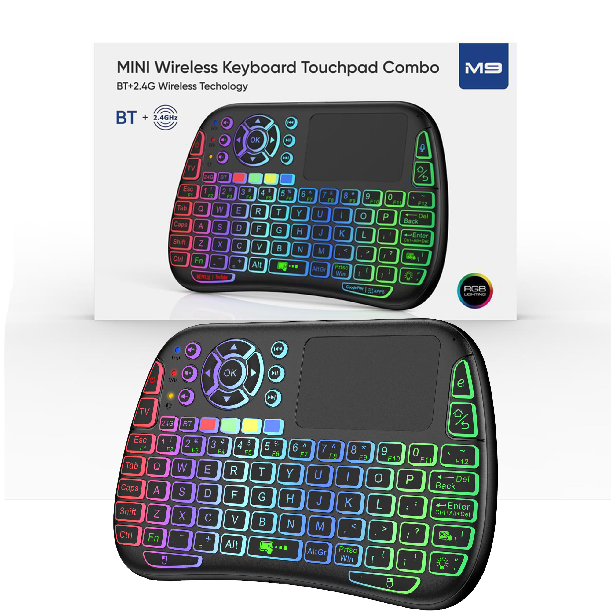 M9 BLUETOOTH MINI WIRELESS KEYBOARD 7