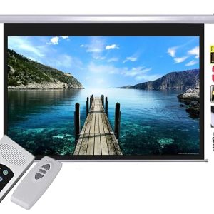 Projector Screen 120 inch Electric Motorised 6x8 Feet 4:3MW Speed-X
