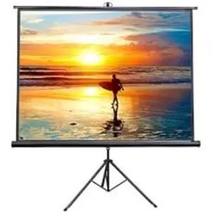 Projector Screen 72 inch Tripod Portable 6x6 Feet 1:1MW Speed-X (FINE QUALITY)