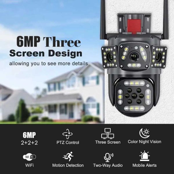 Speed-x Ptz Wifi Outdoor Security 3 Camera
