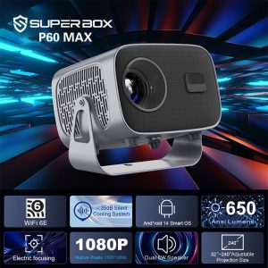 SUPERBOX P60 max Android smart 4k 1080p Projector